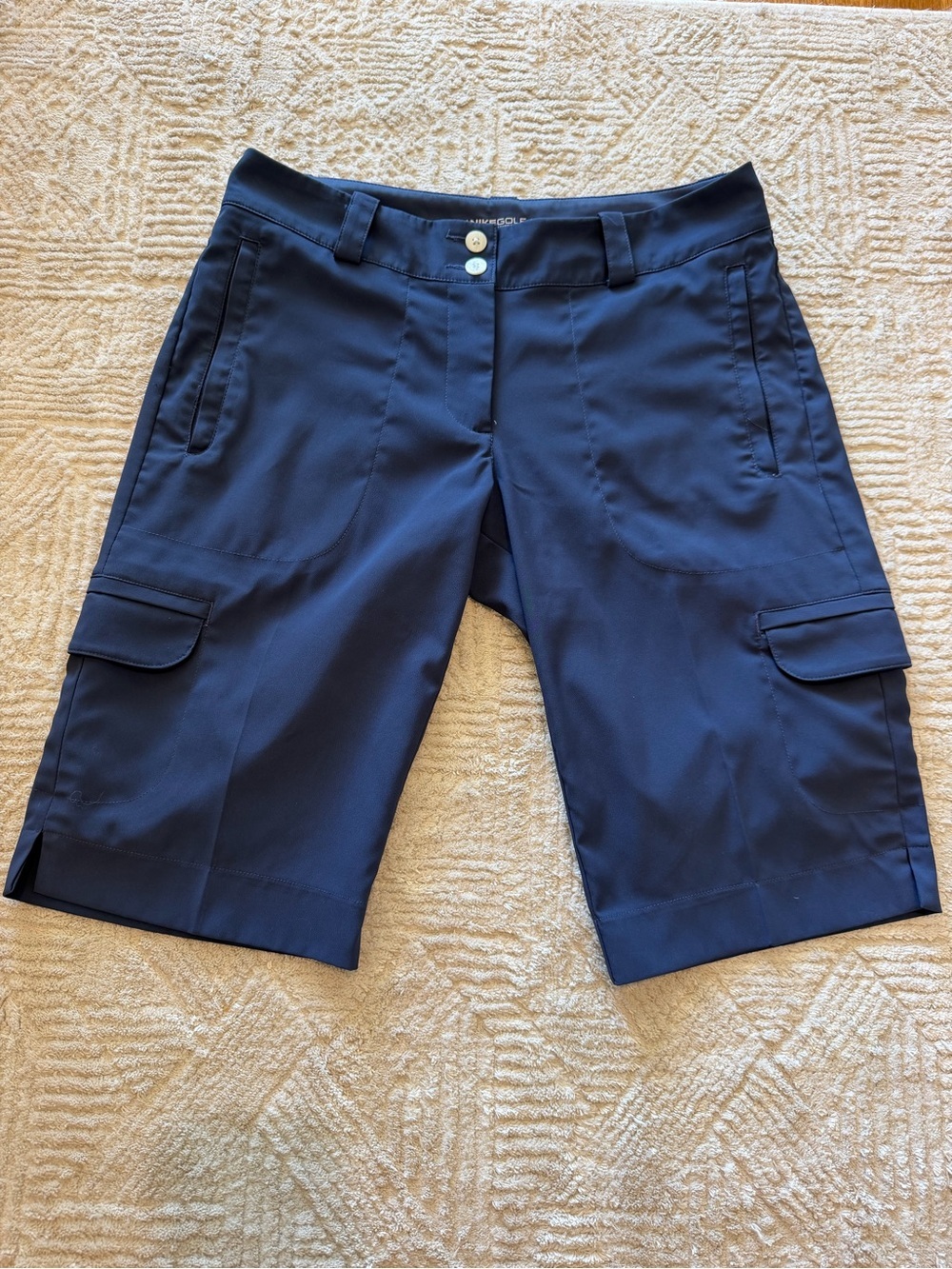 Nike Golf Dri-FIT Women’s Navy Cargo Golf Shorts Size 4